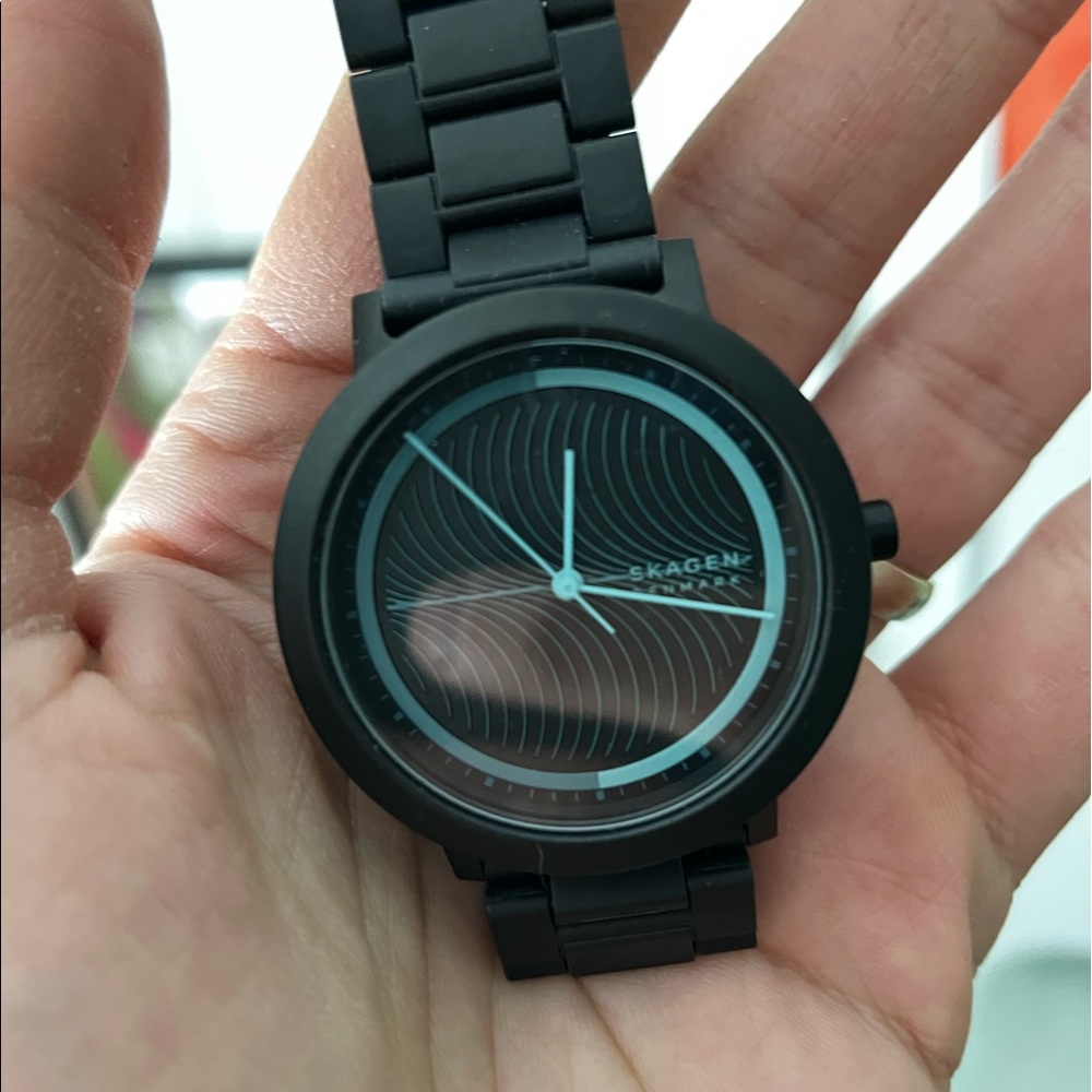 Skagen Aaren Ocean Three-Hand Caviar #tide ocean material® Watch